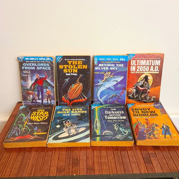 25 Vintage ACE Doublesided Sci Fi Paperbacks - Picture 7 of 14